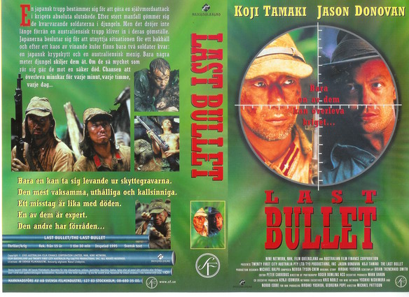 LAST BULLET (vhs-omslag)